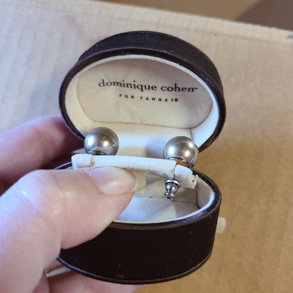 DOMINIQUE COHEN FOR TARGET PEARL EARRINGS - Picture 2 of 4